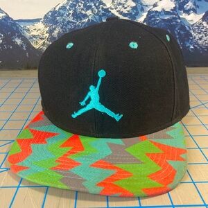 Air Jordan Hat Men Black Hare Space Jam Jumpman Snap Back Cap